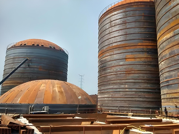 张湾焦粉钢板仓